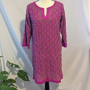 EUC - Gretchen Scott Embroidered Tunic Dress - XS